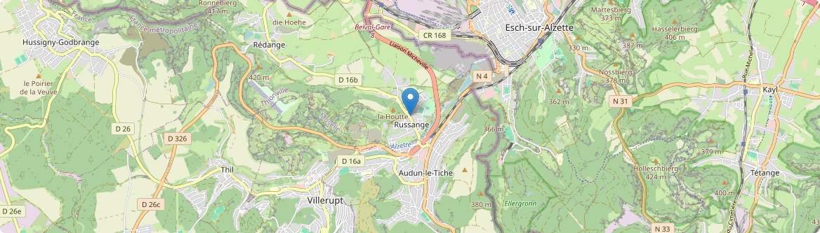 Russange - Carte