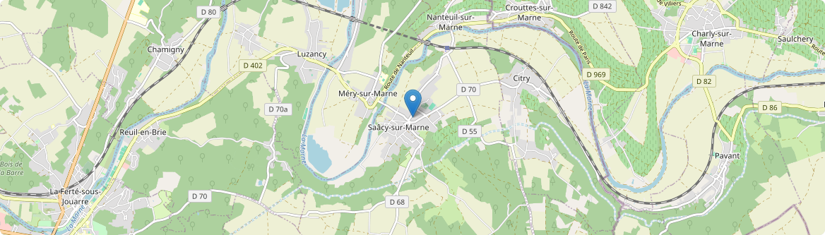 Saâcy-sur-Marne - Carte