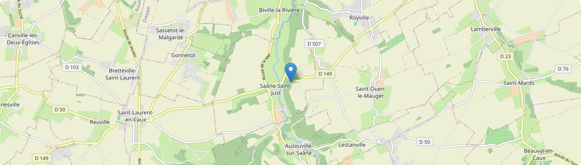 Saâne-Saint-Just - Carte