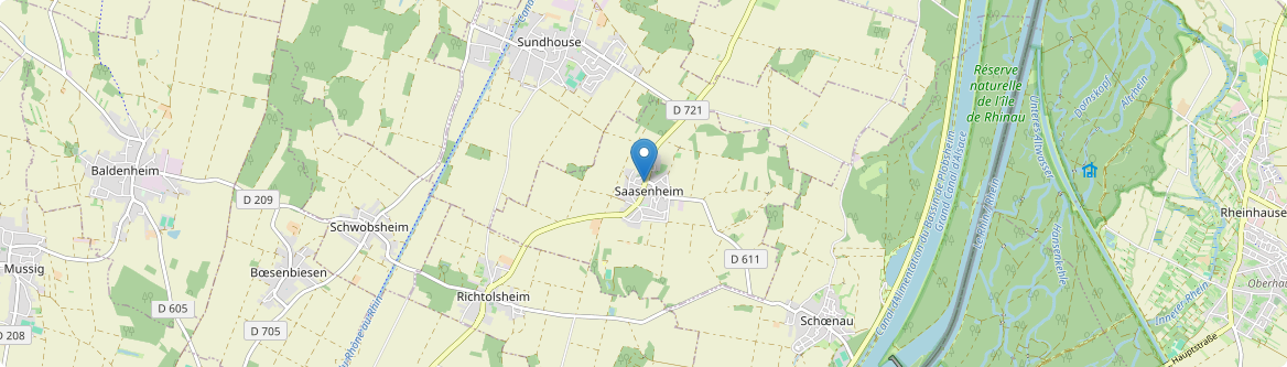 Saasenheim - Carte