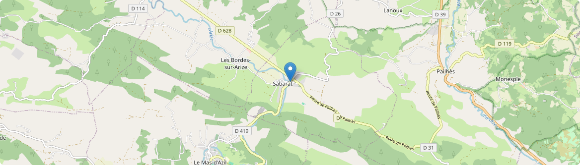 Sabarat - Carte