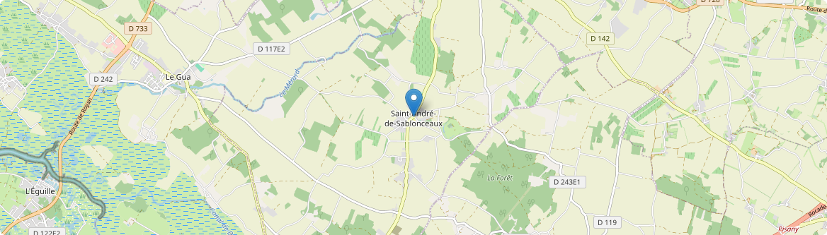 Sablonceaux - Carte