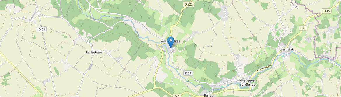 Sablonnières - Carte
