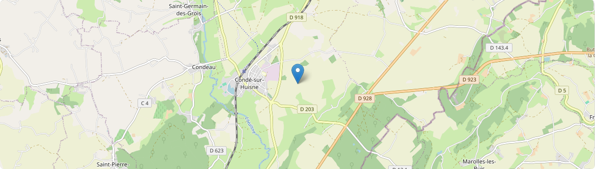 Sablons sur Huisne - Carte