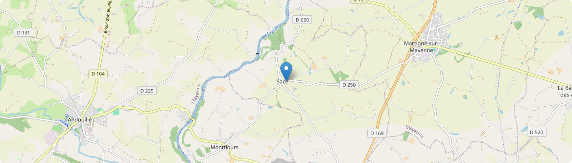 Sacé - Carte