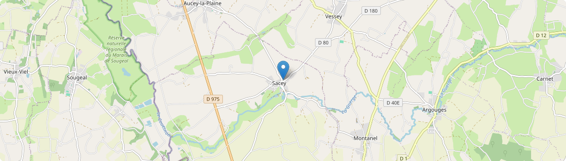 Sacey - Carte