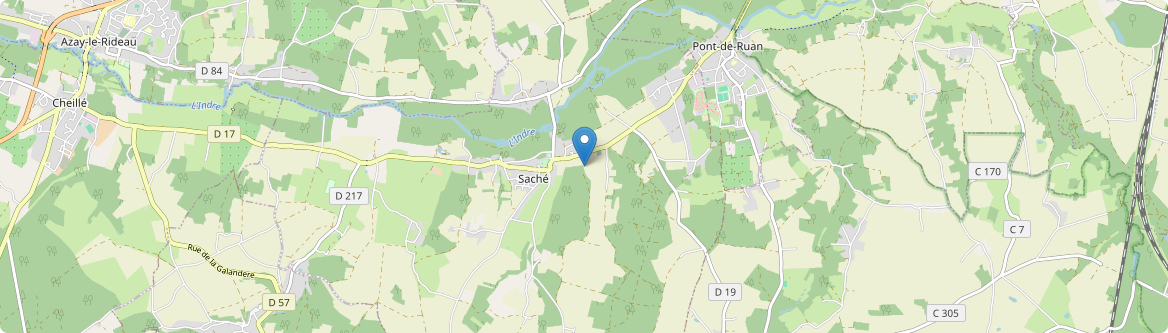 Saché - Carte