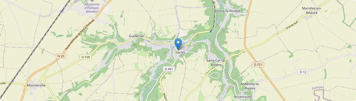 Saclas - Carte