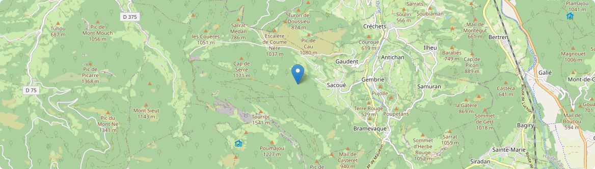 Sacoué - Carte