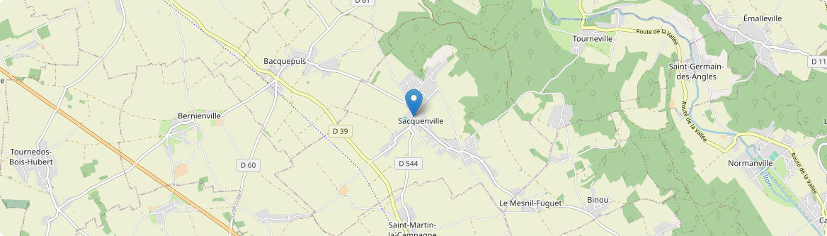 Sacquenville - Carte