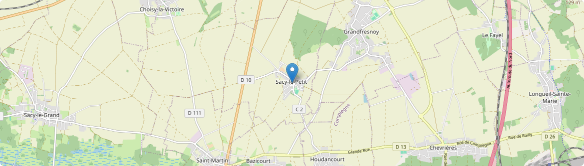 Sacy-le-Petit - Carte