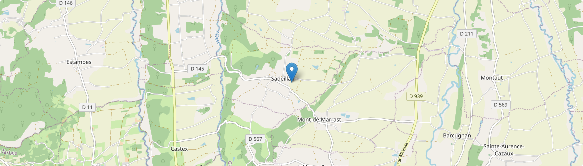 Sadeillan - Carte