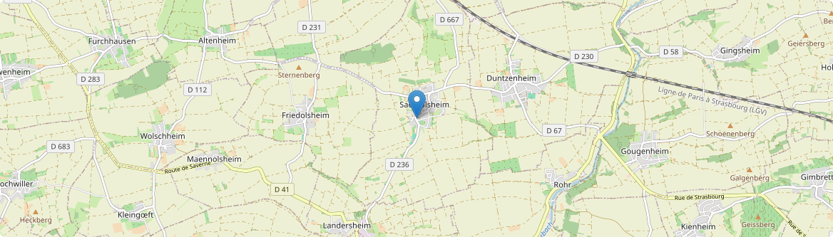 Saessolsheim - Carte