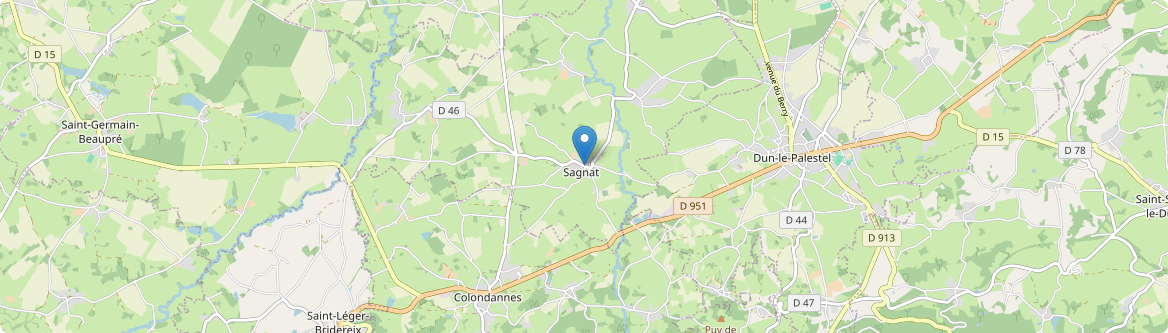 Sagnat - Carte