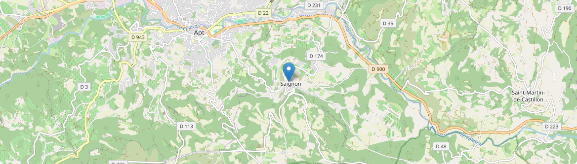 Saignon - Carte