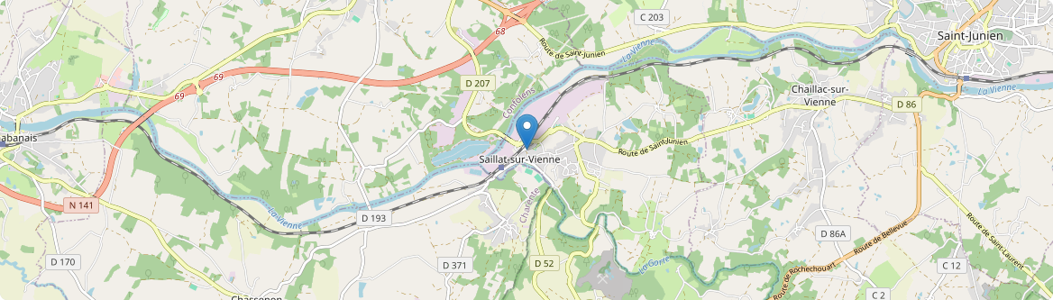 Saillat-sur-Vienne - Carte
