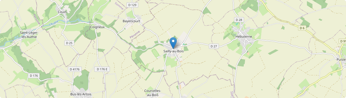 Sailly-au-Bois - Carte