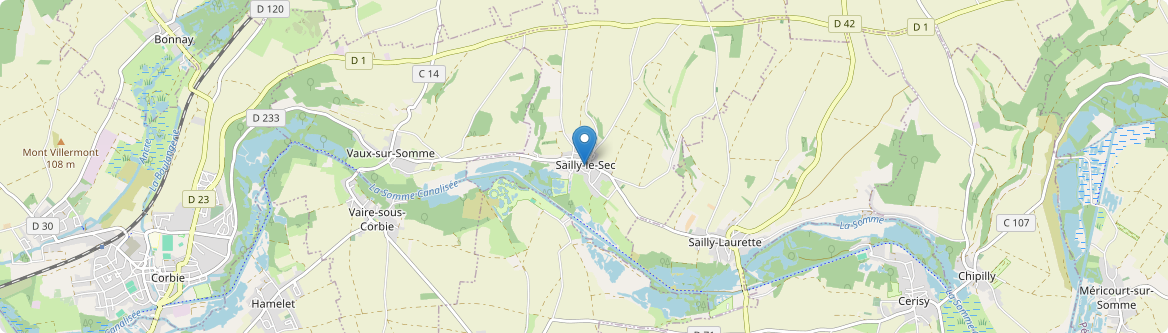 Sailly-le-Sec - Carte
