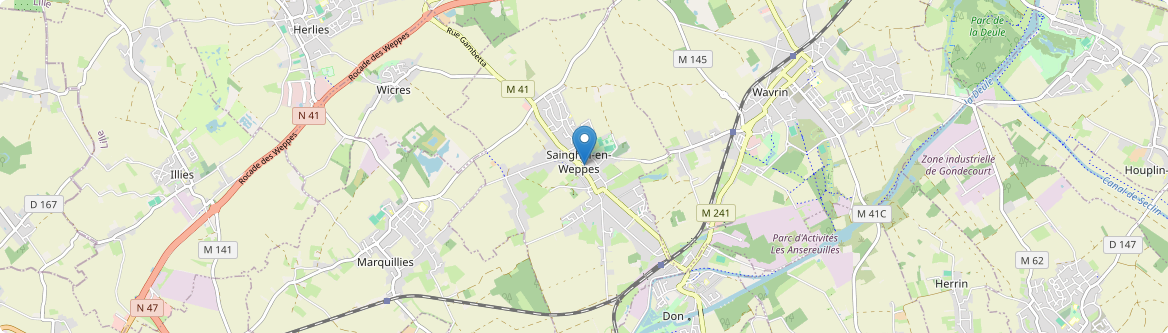 Sainghin-en-Weppes - Carte