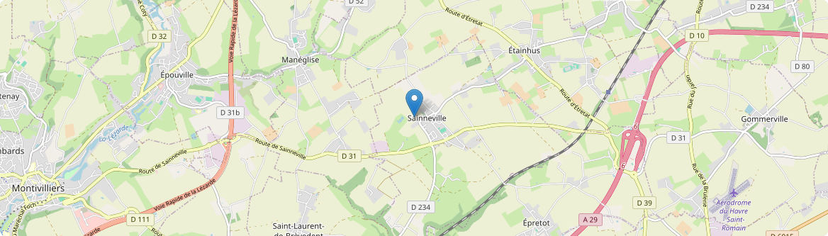 Sainneville - Carte