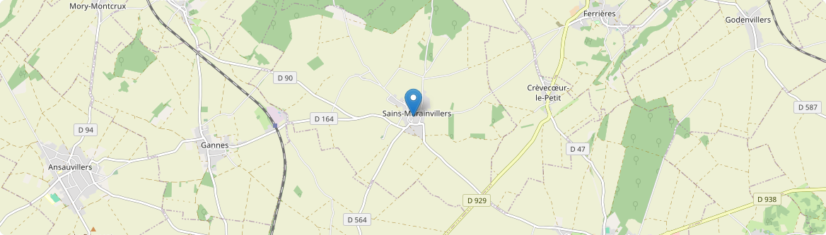 Sains-Morainvillers - Carte