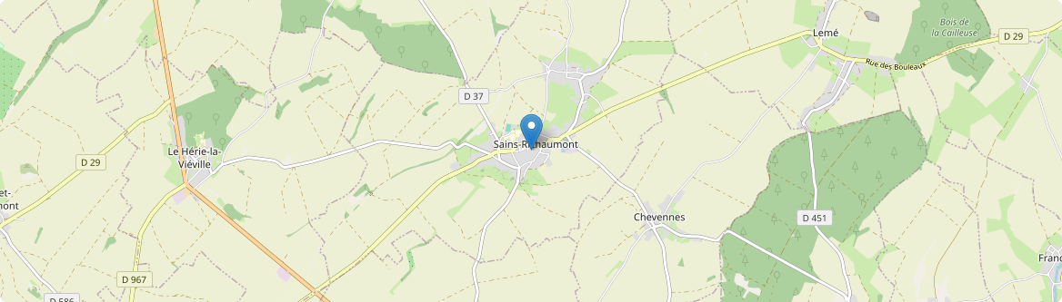 Sains-Richaumont - Carte
