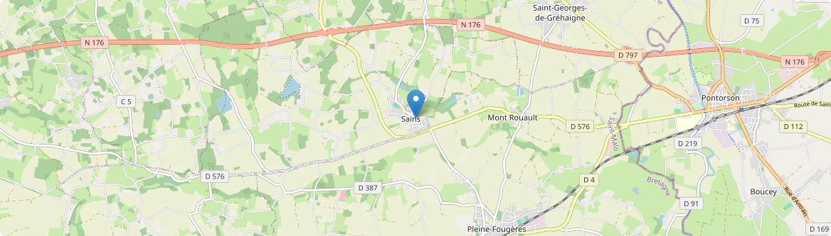 Sains - Carte