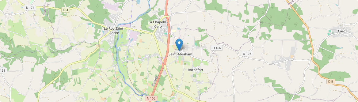 Saint-Abraham - Carte