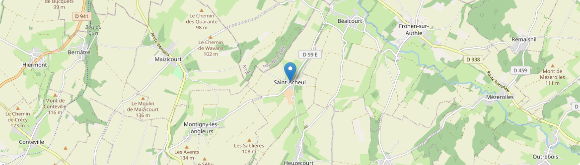 Saint-Acheul - Carte