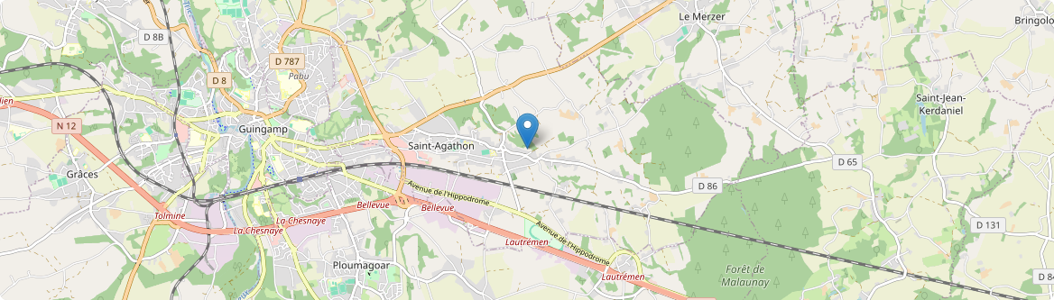 Saint-Agathon - Carte