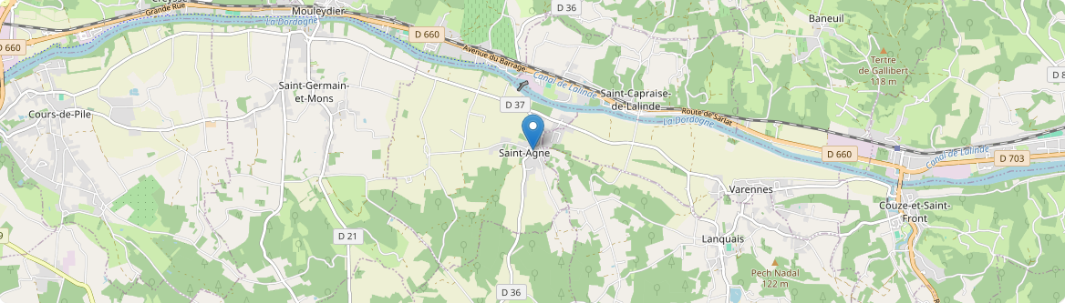 Saint-Agne - Carte