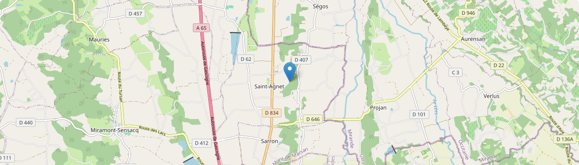 Saint-Agnet - Carte