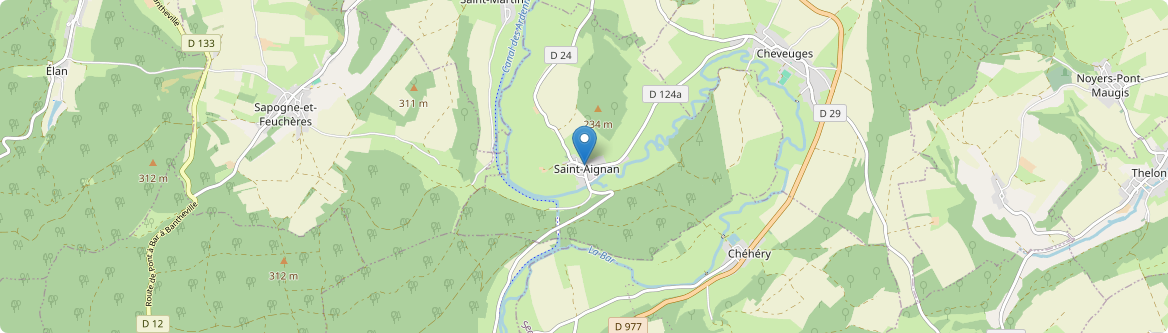 Saint-Aignan - Carte