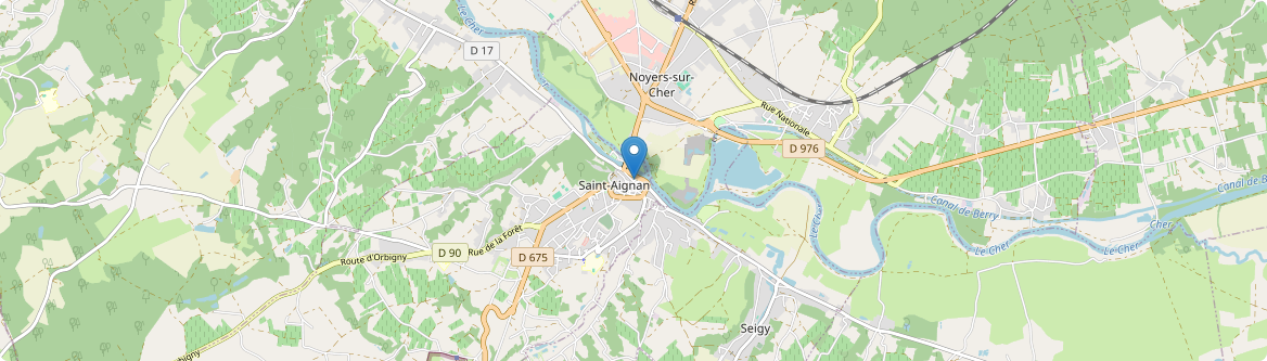 Saint-Aignan - Carte