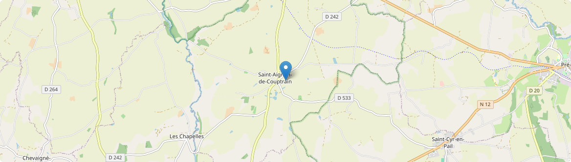 Saint-Aignan-de-Couptrain - Carte