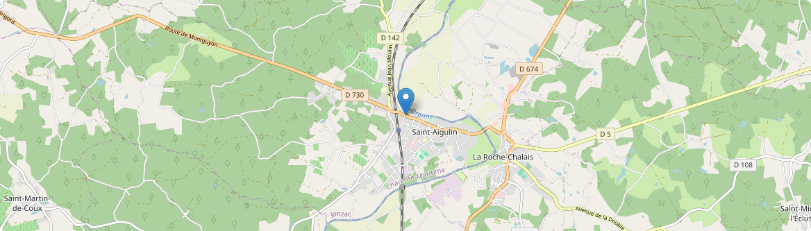 Saint-Aigulin - Carte