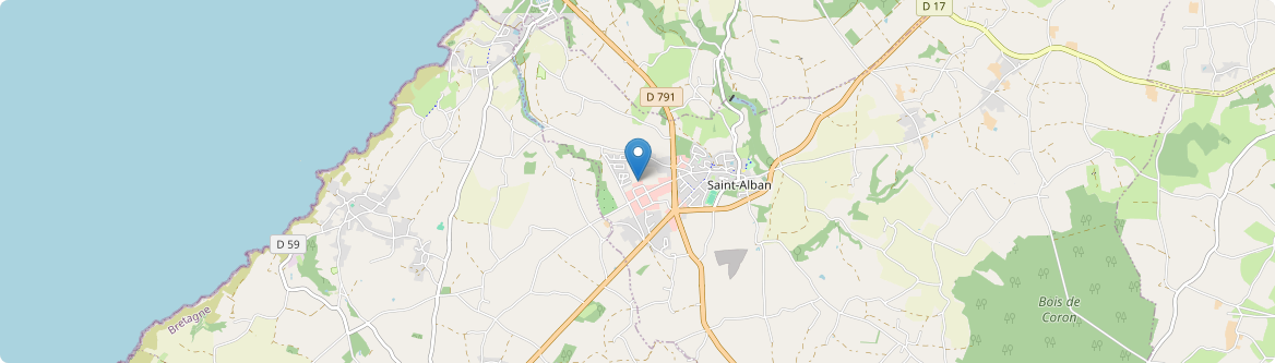 Saint-Alban - Carte