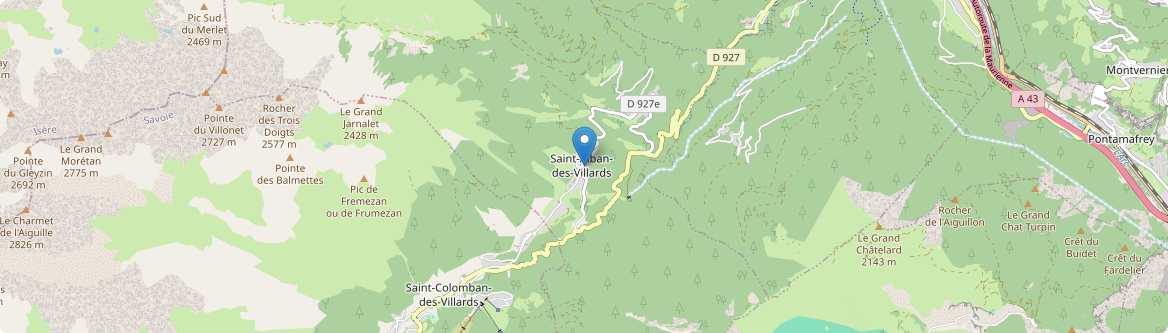 Saint-Alban-des-Villards - Carte