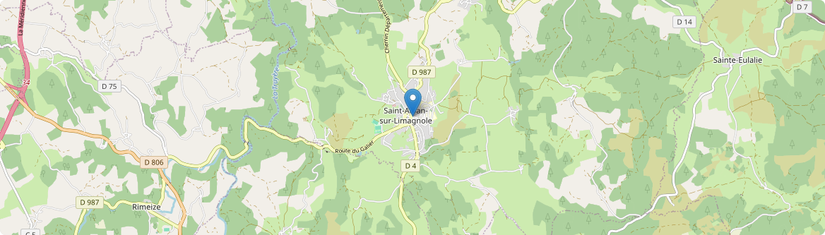 Saint-Alban-sur-Limagnole - Carte