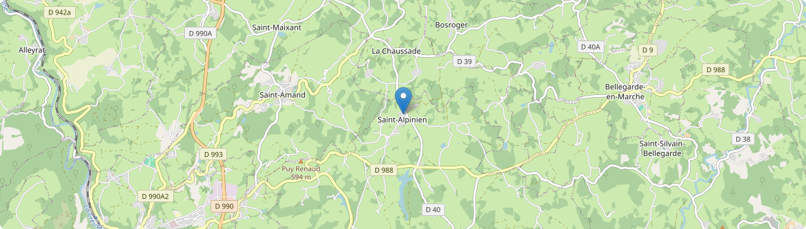 Saint-Alpinien - Carte