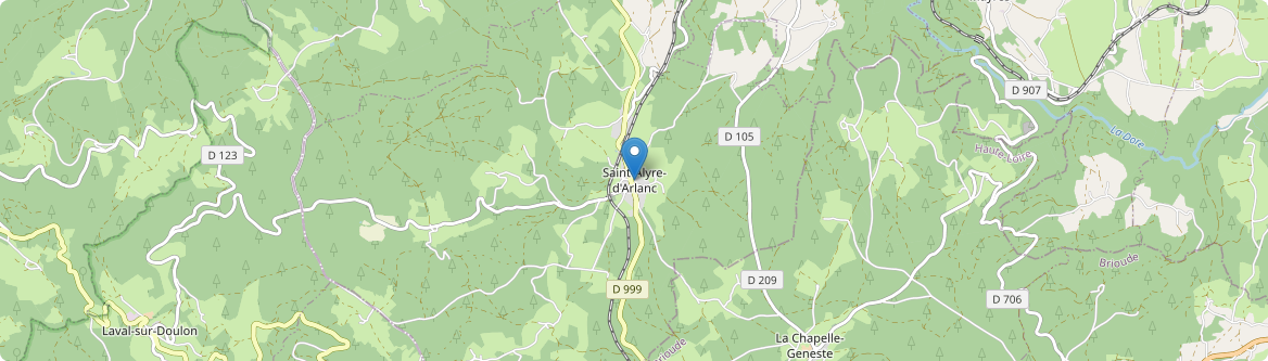 Saint-Alyre-d'Arlanc - Carte