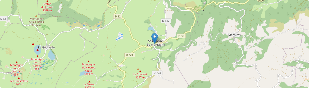 Saint-Alyre-ès-Montagne - Carte