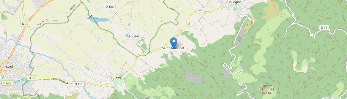 Saint-Amancet - Carte