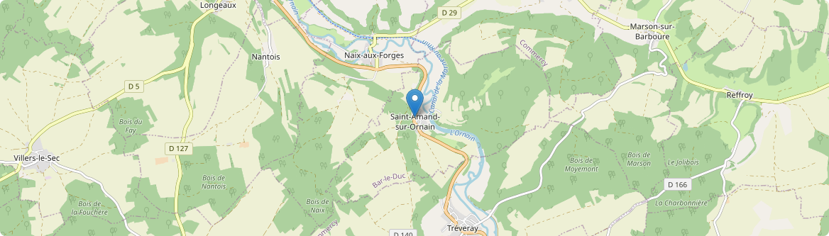 Saint-Amand-sur-Ornain - Carte