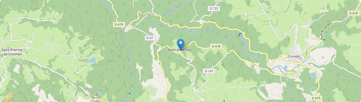 Saint-Amandin - Carte