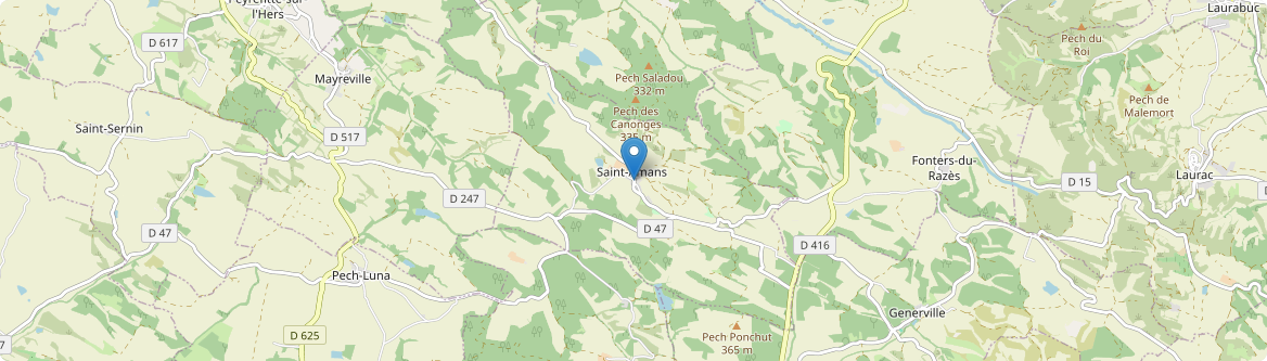 Saint-Amans - Carte