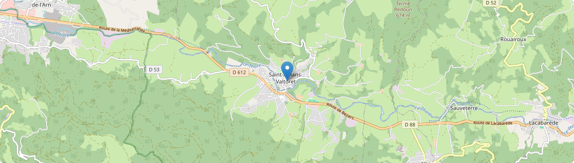 Saint-Amans-Valtoret - Carte