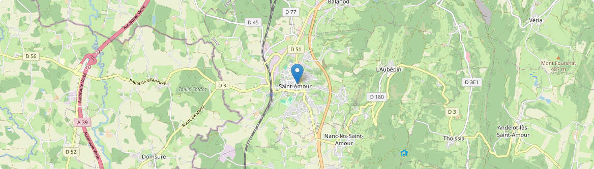 Saint-Amour - Carte