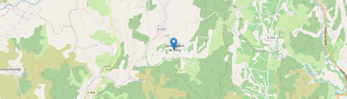 Saint-Andéol-de-Berg - Carte