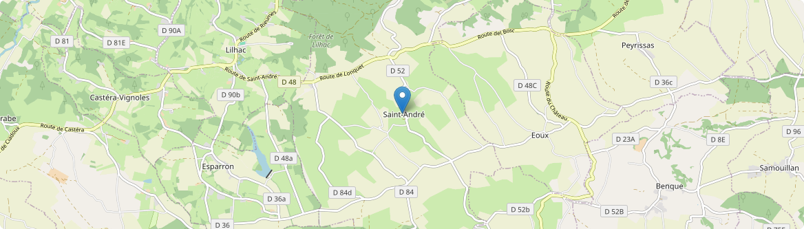Saint-André - Carte
